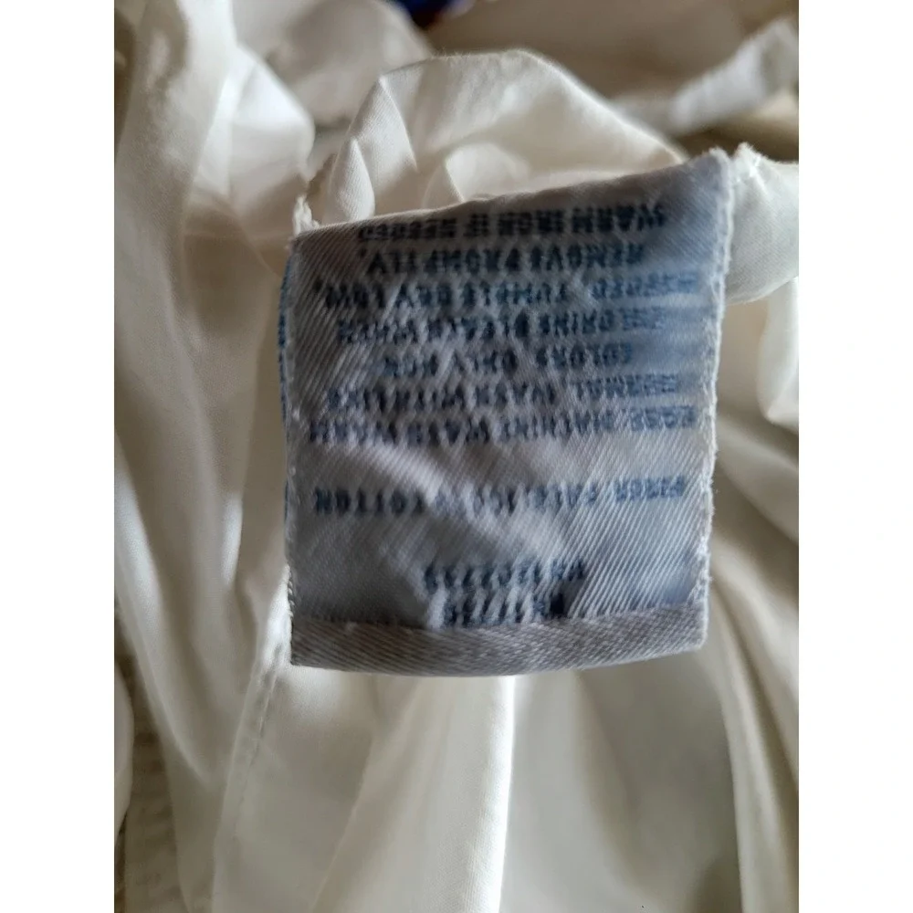 Simply Shabby Chic‎ White Cotton King Pillowcase Ruffle Trim Rachel Ashwell